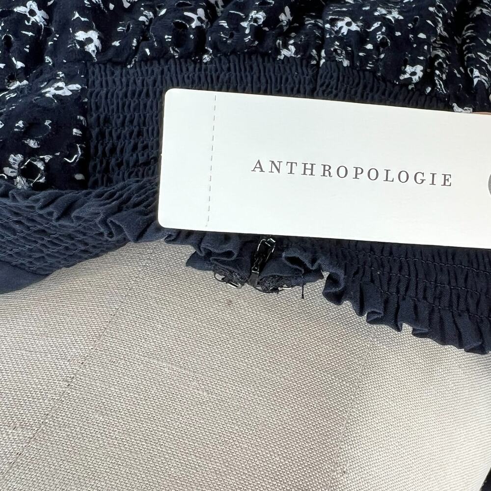 Anthropologie Black and White Floral Dress - Picture 13 of 16